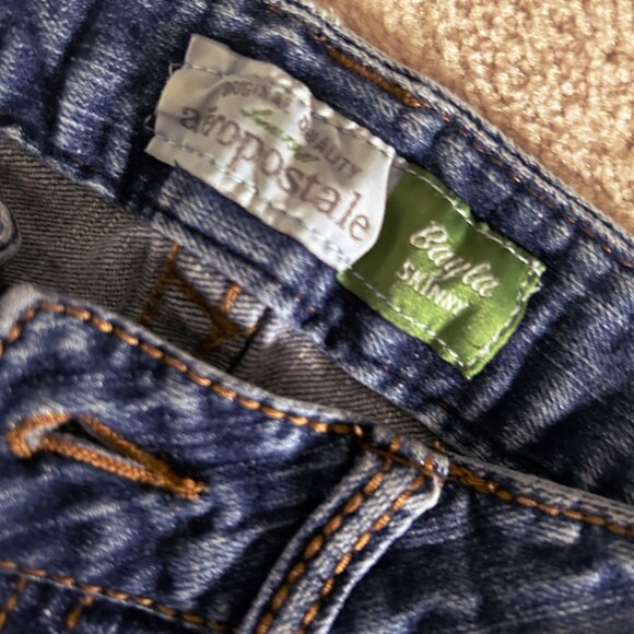 Girls Aeropostale  Skinny Jeans size 3/4 reg - Picture 4 of 5